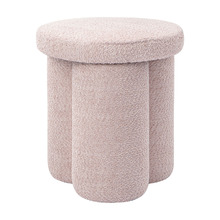 Clover Chenille Ottoman